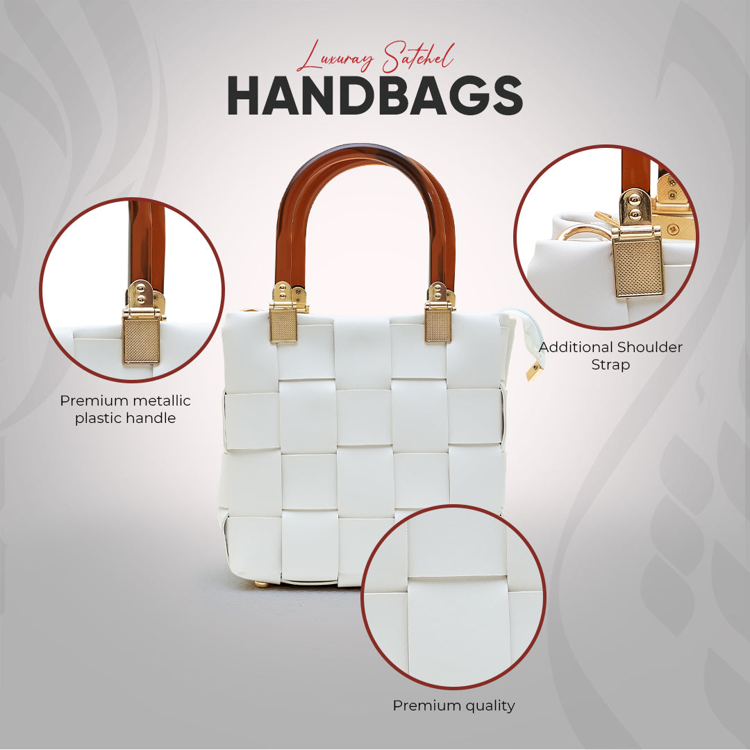 LUXURY SATCHEL WHITE