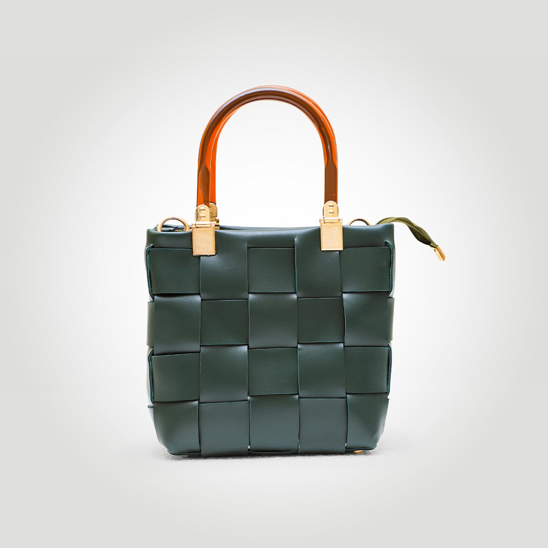 LUXURY SATCHEL GREEN