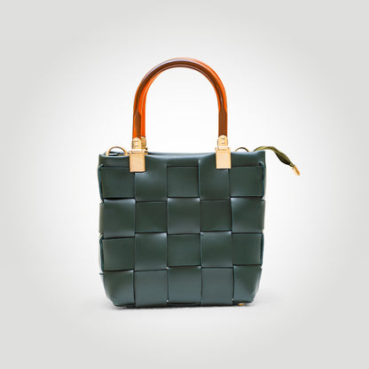 LUXURY SATCHEL GREEN