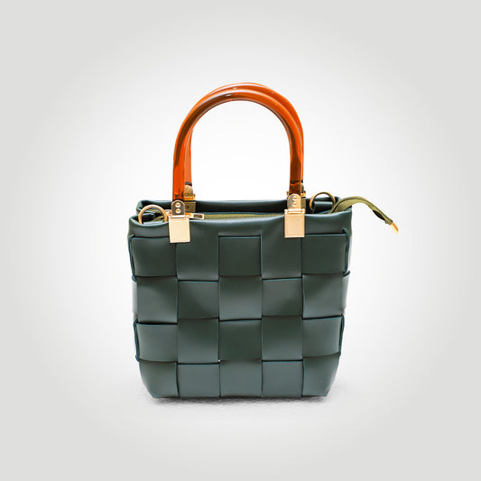 LUXURY SATCHEL GREEN