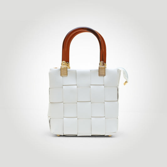 LUXURY SATCHEL WHITE