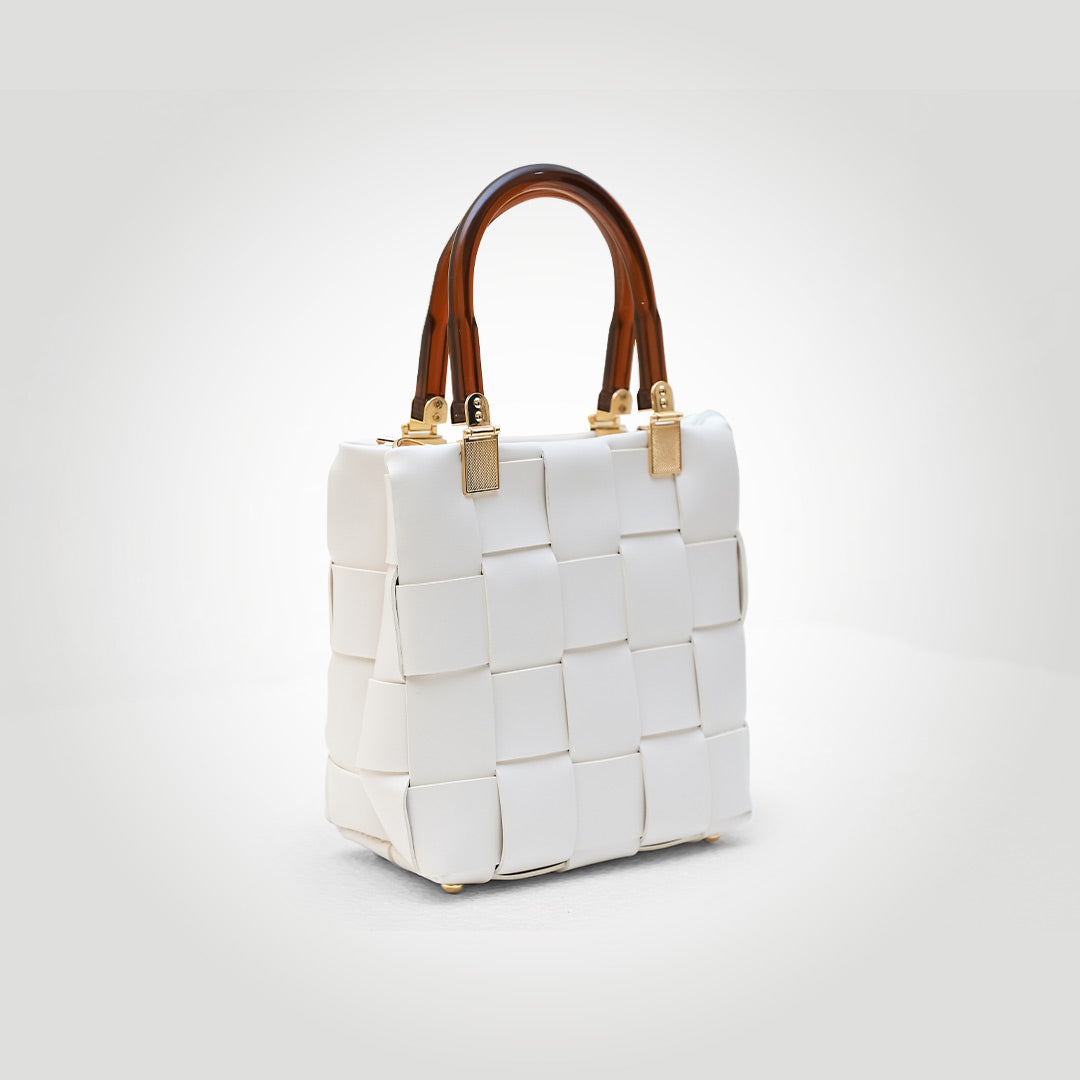 LUXURY SATCHEL WHITE