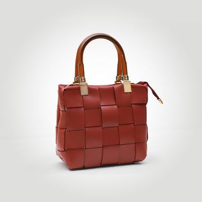 LUXURY SATCHEL MAROON