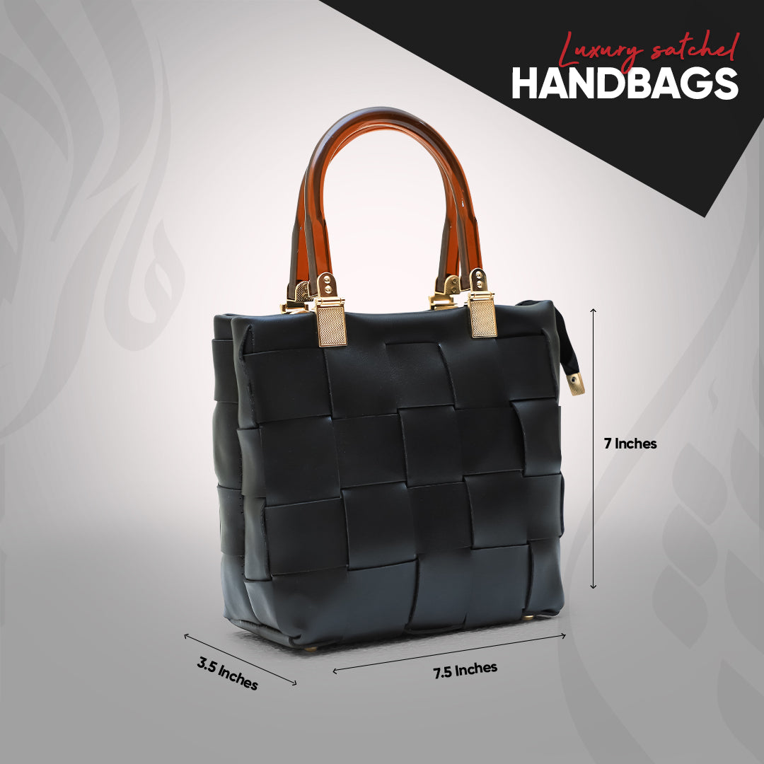 LUXURY SATCHEL BLACK